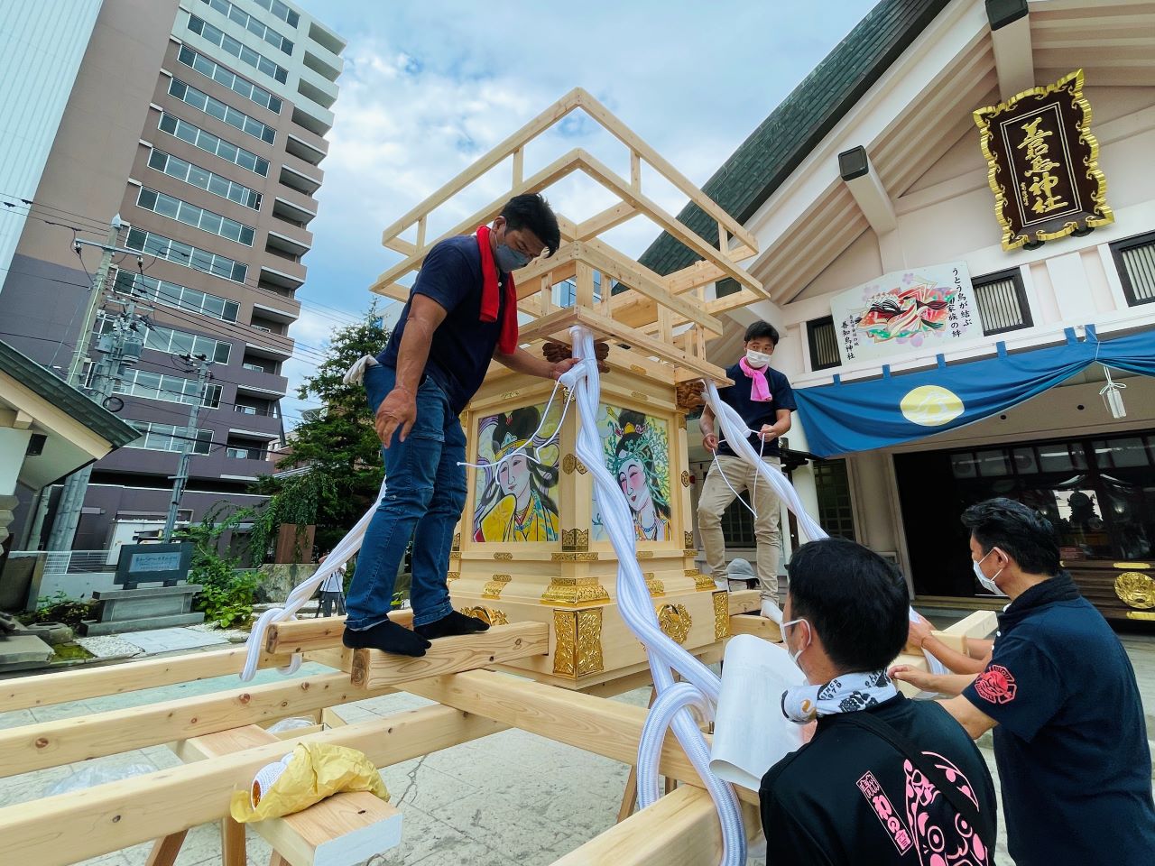 三之宮完成奉告祭の様子5